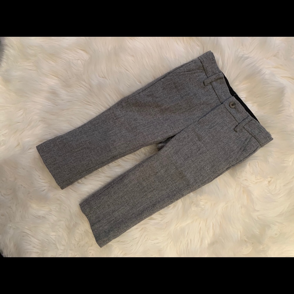 Janie & Jack Gray Dress Pants